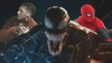 VENOM and VENOM: LET THERE BE CARNAGE, and key art from SPIDER-MAN: FAR FROM HOME. 