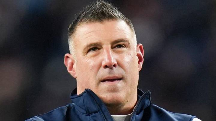 Jan 11, 2026; Foxborough, MA, USA; New England Patriots head coach Mike Vrabel looks on before the game against the Los Angeles Chargers in an AFC Wild Card Round game at Gillette Stadium. Mandatory Credit: David Butler II-Imagn Images