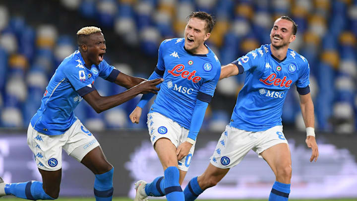 Fabian Ruiz, Victor Osimhen, Piotr Zielinski