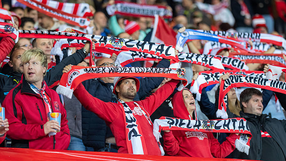Austria soccer fans