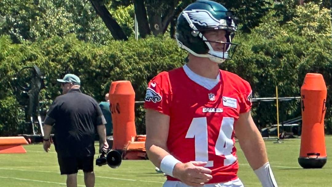 Andy Dalton at Eagles' practice on June 9, 2026 Andy Dalton at Eagles' practice on June 9, 2026