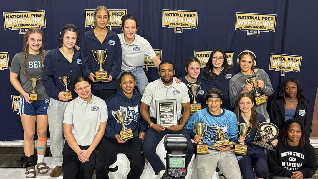 Wyoming Seminary crowned six champions and rolled to the 2026 National Prep Girls Wrestling Tournament title. Wyoming Seminary crowned six champions and rolled to the 2026 National Prep Girls Wrestling Tournament title.