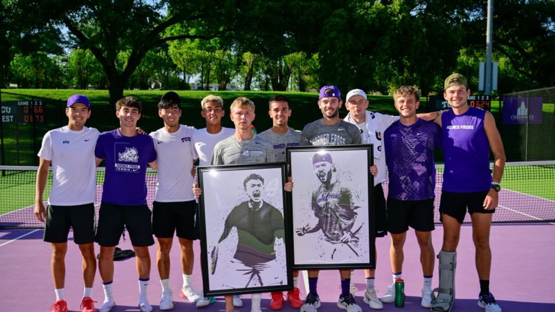 No. 2 TCU men's tennis defeated UCF 4-3 on Sunday then honored seniors Jake Fearnley and Tomas Jirousek. 