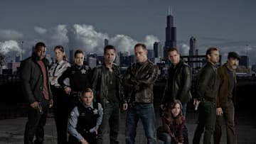 CHICAGO PD -- Season: 1 -- Pictured: (l-r) LaRoyce Hawkins as Detective Kevin Atwater, Amy Morton as Sgt. Trudy Platt, Marina Squerciati as Officer Kim Burgess, Brian Geraghty as Officer Sean Roman, Jon Seda as Det. Antonio Dawson, Jason Beghe as Sgt. Hank Voight, Sophia Bush as Det. Erin Lindsay, Jesse Lee Soffer as Det. Jay Halstead, Patrick Flueger as Det. Adam Ruzek, Elias Koteas as Det. Alvin Olinksy -- (Photo by: Paul Drinkwater/NBC)