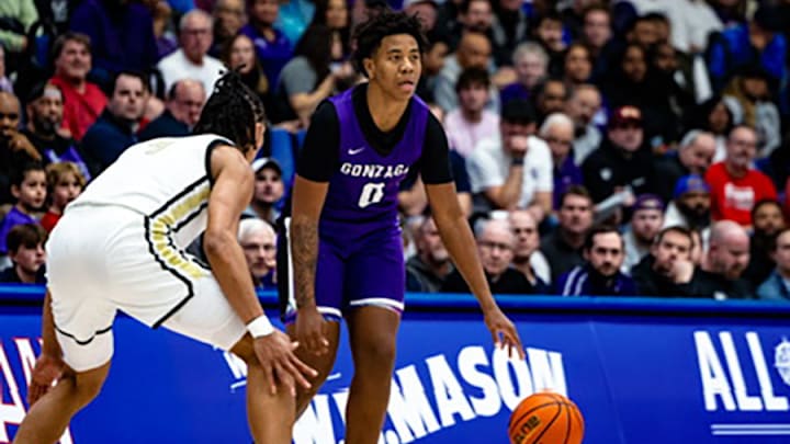 Blake Harper during his high school playing days at Gonzaga College High School. He has entered the transfer portal after playing his freshman season at Howard University.