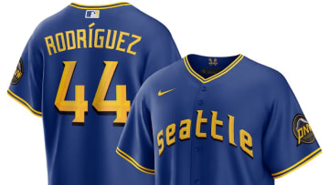 Julio Rodriguez Signed Seattle Mariners Nike Engineered MLB Jersey