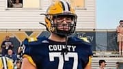 Clemson commit Carter Scruggs anchors the offensive line for Loudon County.