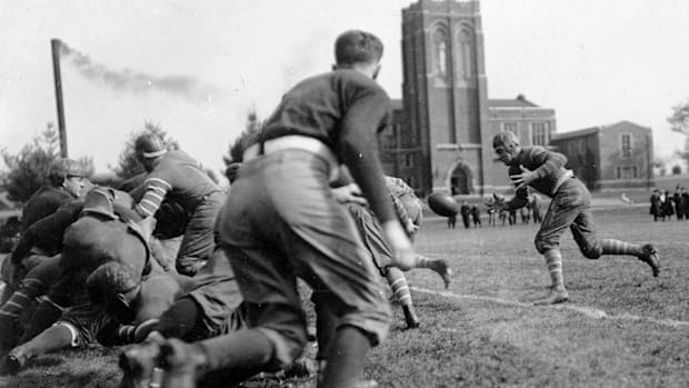 Mercersburg Academy was an immediate success on the football field, consistently racking up winning seasons.