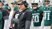 Michigan State Spartans head coach Jonathan Smith 