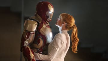 Robert Downey Jr and Gwyneth Paltrow in Iron Man 3 © 2013 - Marvel