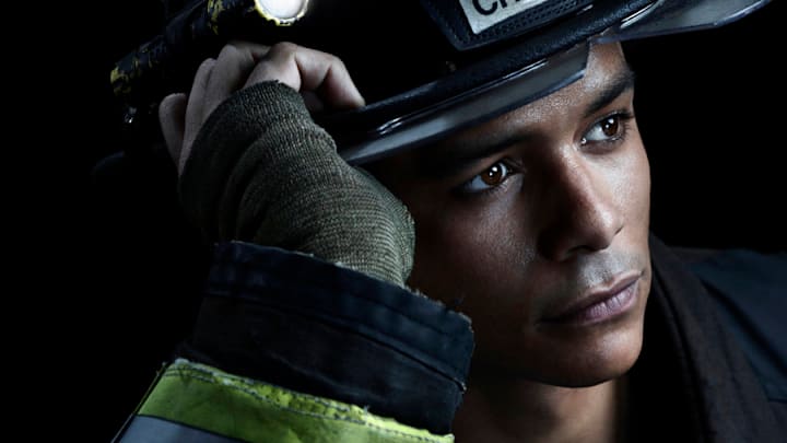 CHICAGO FIRE -- Season: 2 -- Pictured: Charlie Barnett as Peter Mills 