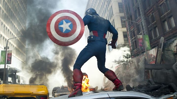 Chris Evans in The Avengers (2012) ©Marvel 2012