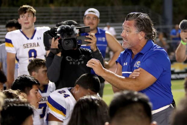 Coach Patrick Walsh, San Mateo Serra