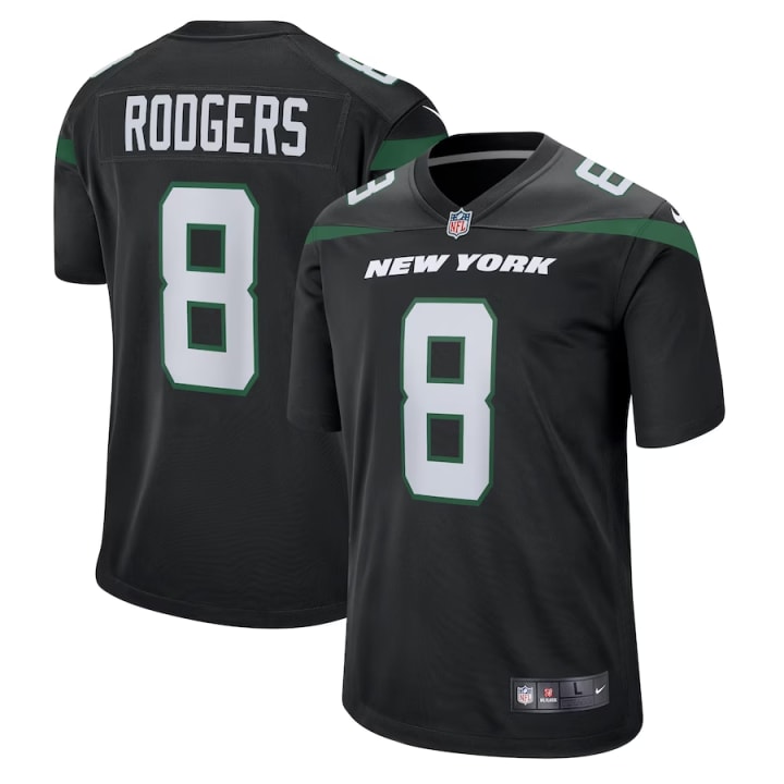 Aaron Rodgers New York Jets jerseys, shirts up for pre-order now