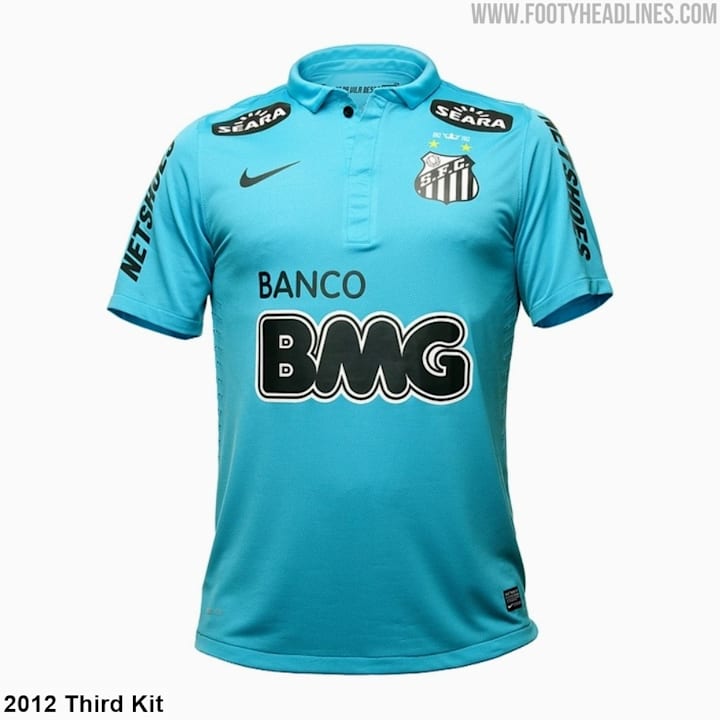 Le maillot third du FC Santos en 2012 