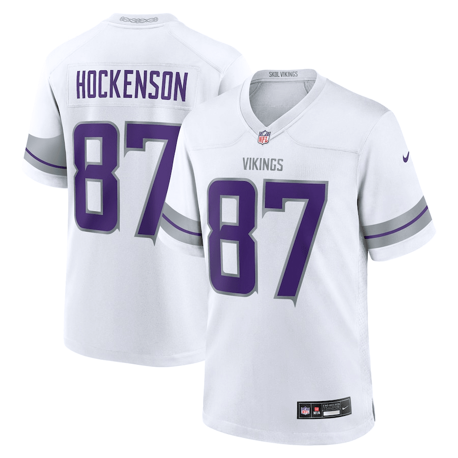 Minnesota vikings white jersey sales