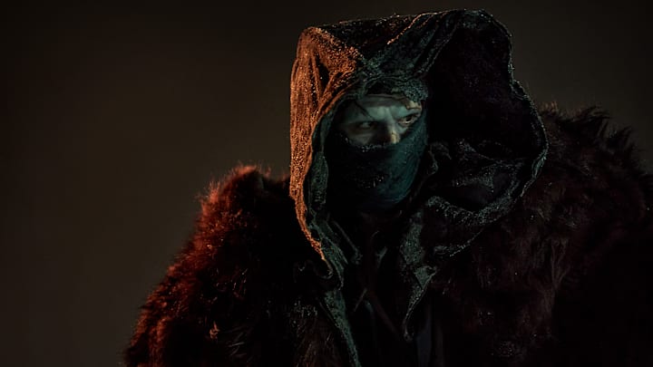 Frankenstein. Jacob Elordi as The Creature in Frankenstein . Cr. Ken Woroner/Netflix © 2025.