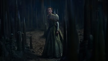 Damsel. Millie Bobby Brown as Elodie in Damsel. Cr. John Wilson/Netflix ©2023