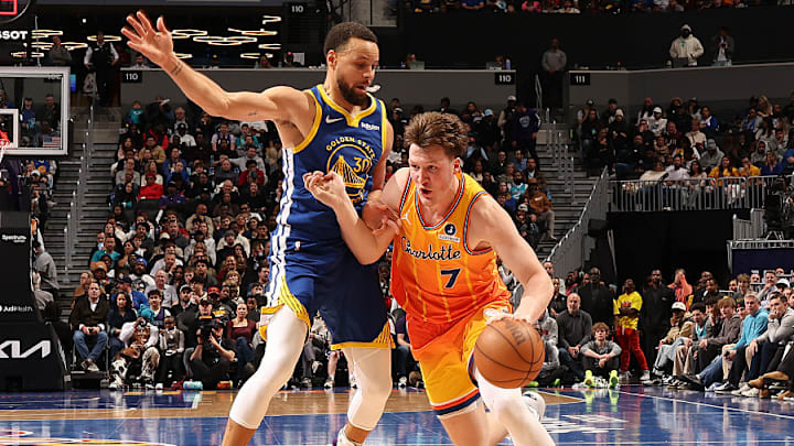 The Warriors took on the Hornets in Charlotte Wednesday