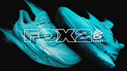 The Fox 2 in the "Curry World Tour" colorway.
