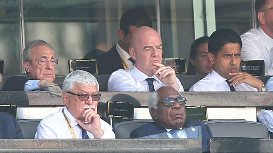 Florentino Pérez, Gianni Infantino, Nasser Al-Khelaifi
