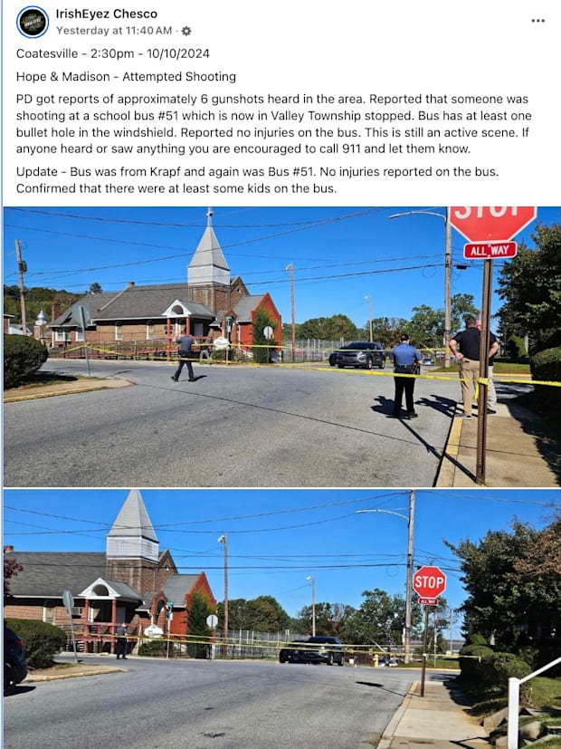 A shooting in Pennsylvania on Thursday canceled a high school football game.