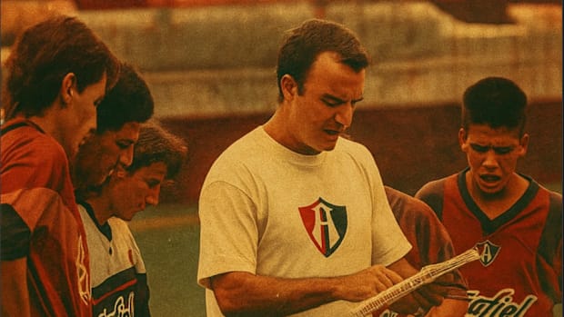 Bielsa en su etapa con Atlas.