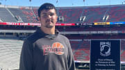 5-star offensive tackle Jackson Cantwell on a visit to Georgia