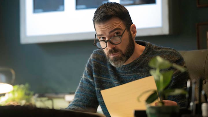 BRILLIANT MINDS -- "The Rabbit Hole" Episode 213 -- Pictured: Zachary Quinto as Dr. Oliver Wolf 