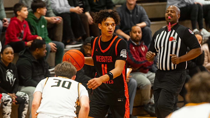 Webster Groves and guard Scottie Adkinson have a shot at the Class 5 championship tonight at Mizzou Arena. Webster Groves and guard Scottie Adkinson have a shot at the Class 5 championship tonight at Mizzou Arena.