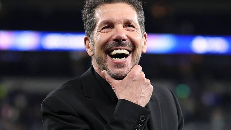 Diego Simeone grinning.
