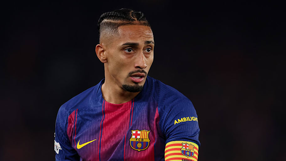 Barcelona players during match against Atletico Madrid