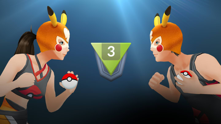 "Pikachu Libre avatar items will be rewarded to Trainers who reach Rank 3."