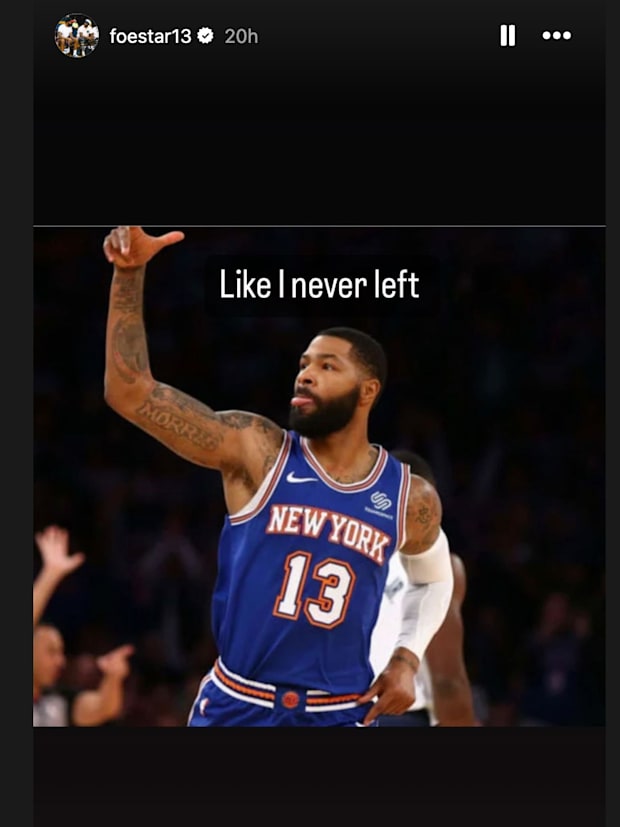 Marcus Morris IG Story 