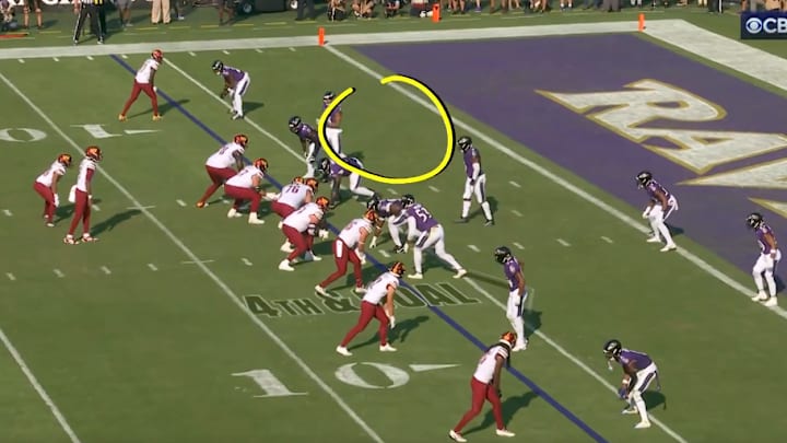 Tony Romo nailed this one in the Commanders-Ravens game. Tony Romo nailed this one in the Commanders-Ravens game.