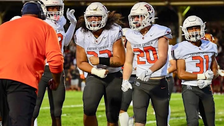 Cody Thumlert, right, and the rest of Eastside Catholic is ready for a big 2024 season.