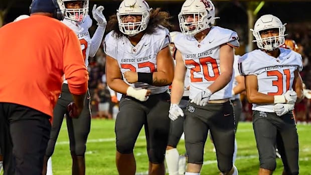Cody Thumlert, right, and the rest of Eastside Catholic is ready for a big 2024 season.