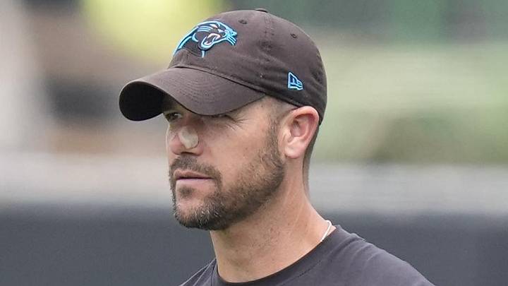 Carolina Panthers head coach Dave Canales 
