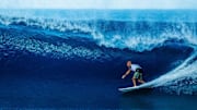 Kelly Slater of Cocoa Beach charges to a semifinal finish at the 2019 Pipe Masters in Hawaii and won his third Vans Triple Crown of Surfing title.

Slaterpipe2019smallerversion