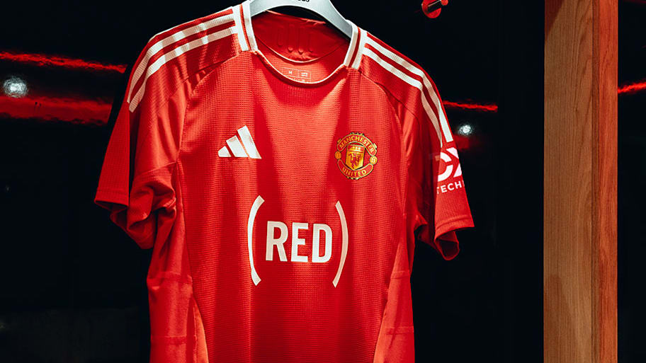 Manchester United are teaming up with (RED) and MatchWornShirt. | Courtesy of MatchWornShirt
