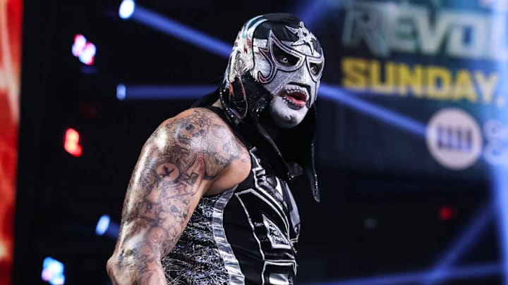 Penta El Zero Miedo ready to wrestle on AEW Rampage Penta El Zero Miedo ready to wrestle on AEW Rampage