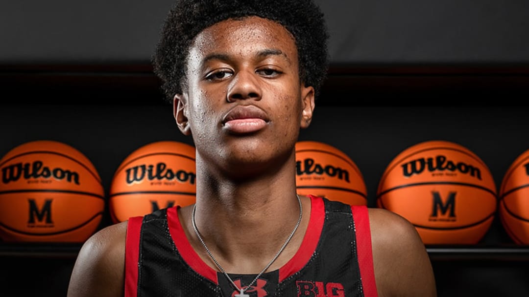 Maryland commit Baba Oladotun has been sidelined by an ankle injury at the start of the 2025-26 high school basketball season.