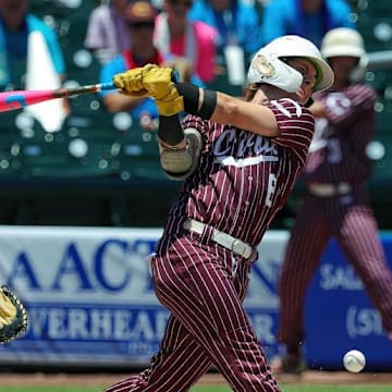Collinsville senior first baseman Cash Morgan is batting .330 entering Thursday morning's Class 2A Division II state championship game at Dell Diamond in Round Rock.