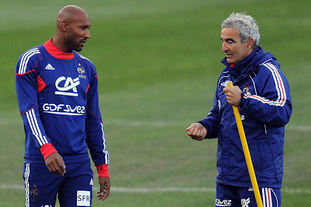 Nicolas Anelka, Raymond Domenech