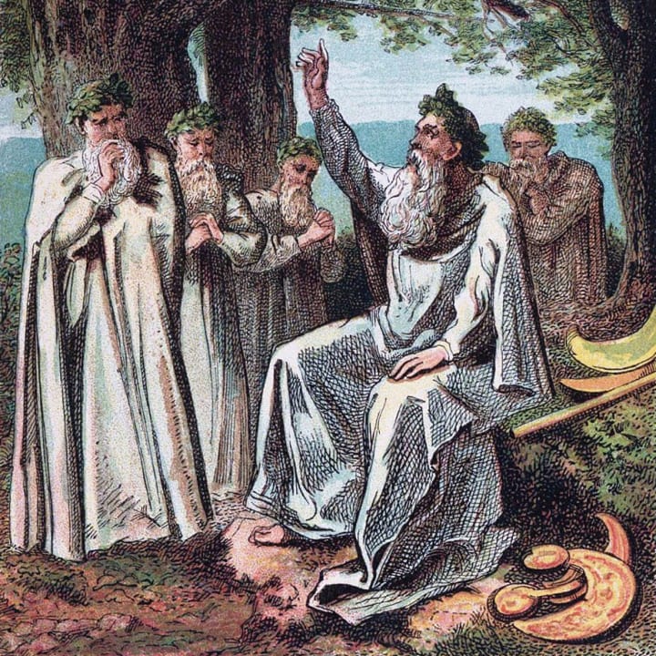 Druids (From: Pictures of English History), 1868