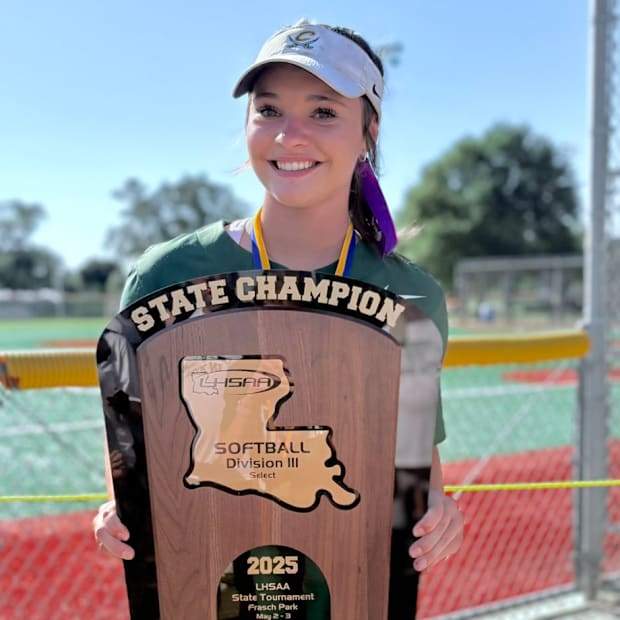 Baylor Bockhaus of Calvary Baptist is the 2025 Louisiana High School on SI Hitter of the Year 