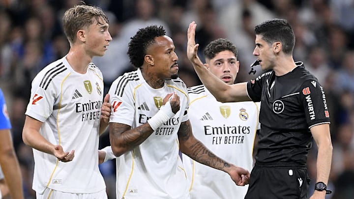 Real Madrid players can often be found berating the referee following a call they disagree with.