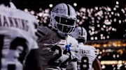 Mississippi State Defensive Lineman Kedrick Bingley-Jones (#22) during the game between the Texas A&M Aggies and the Mississippi State Bulldogs at Kyle Field in College Station, TX.