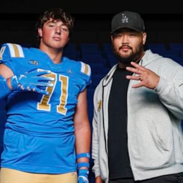 Cooper Javorsky on an official visit with the UCLA Bruins before committing