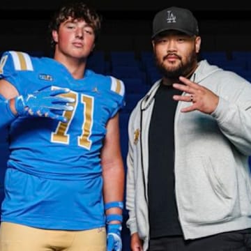 Cooper Javorsky on an official visit with the UCLA Bruins before committing